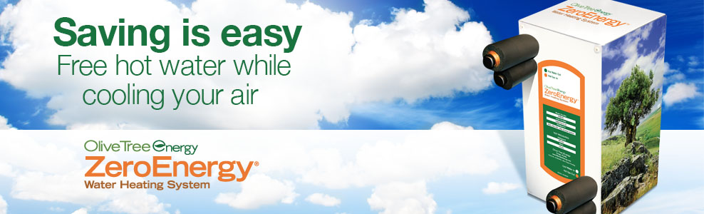 Saving is easy. Free hot water while cooling your air